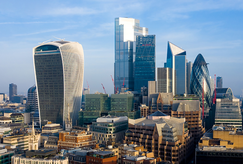 London's financial district